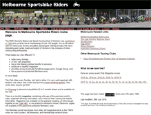 Tablet Screenshot of melbsportsbike.net.au